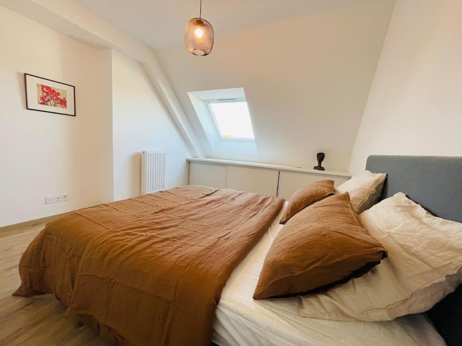 Appartement Lumineux Et Spacieux, Terrasse Et Parking Prive Concarneau Exterior foto