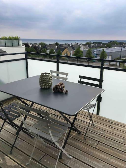 Appartement Lumineux Et Spacieux, Terrasse Et Parking Prive Concarneau Exterior foto